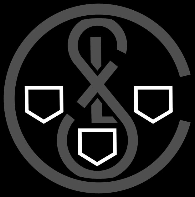 Schwarzes und weißes Logo des Real Madrid Football Club mit einem weißen Anker in einem schwarzen Kreis mit einem weißen Rand und dem Text "Real Madrid" darunter.